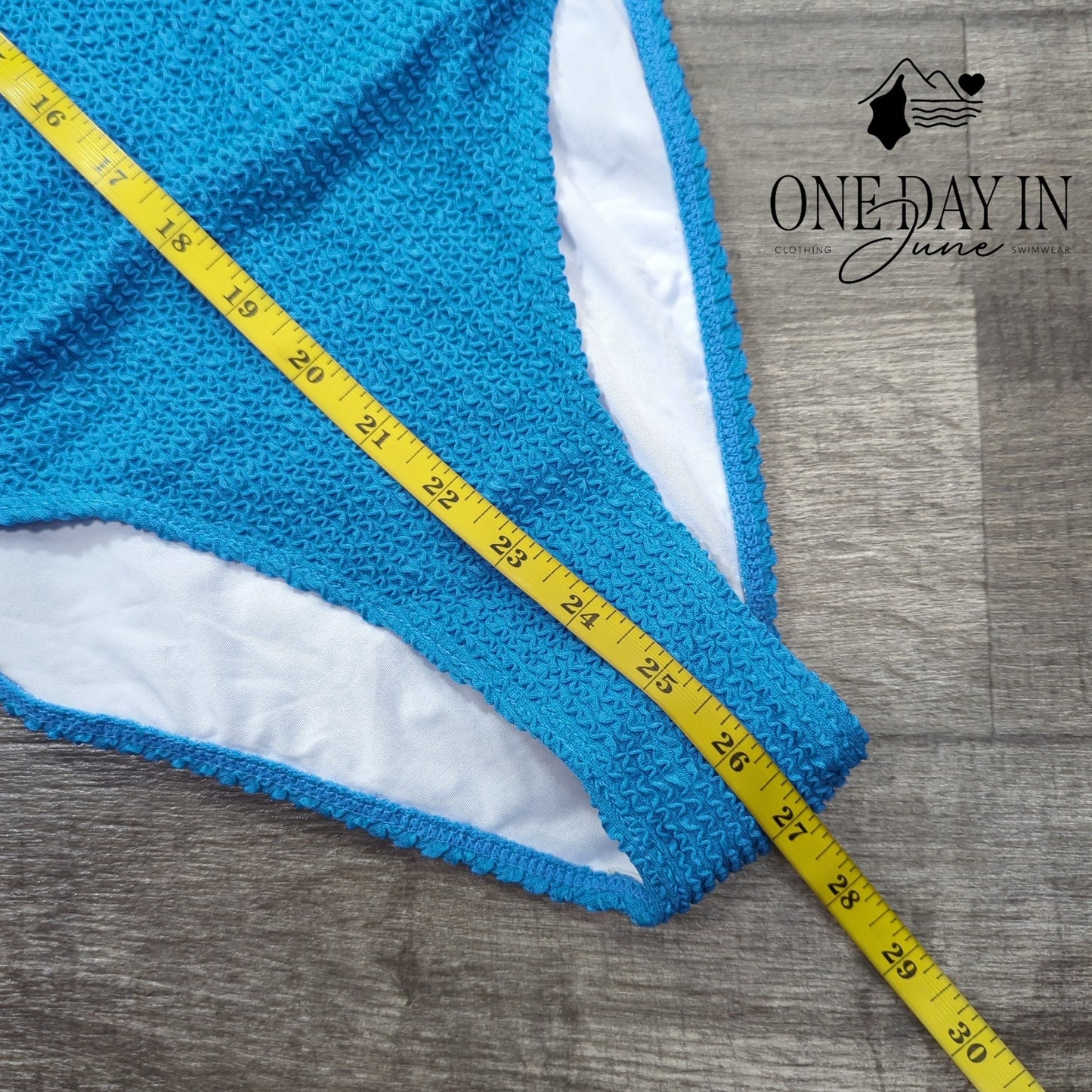 Charmo Smocked One Piece Swimsuit Size M