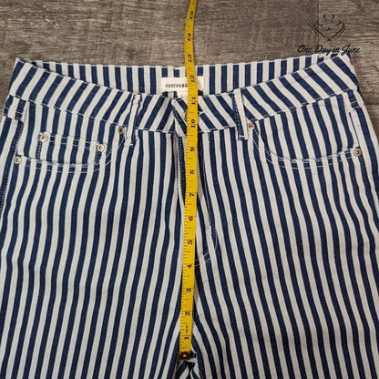 Dance & Marvel Striped Ankle Jeans Size L