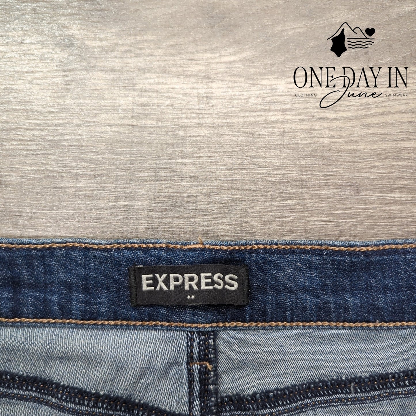 Express Denim Mini Skirt Size 10