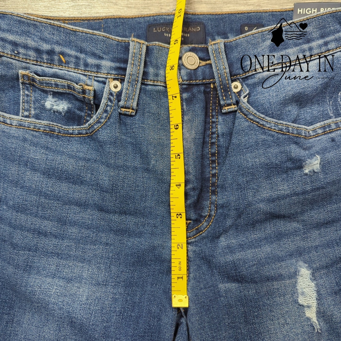 Lucky Brand Bridgette High Rise Skinny Jeans Size 0
