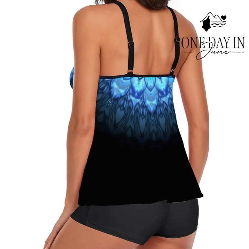 Urchics Boyshort Tankini Swimsuit Size XL