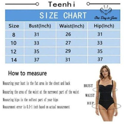 Teenhi Halter/V Neck One Piece Size 8