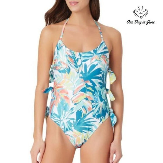 Sugar Beach Floral One Piece Size S