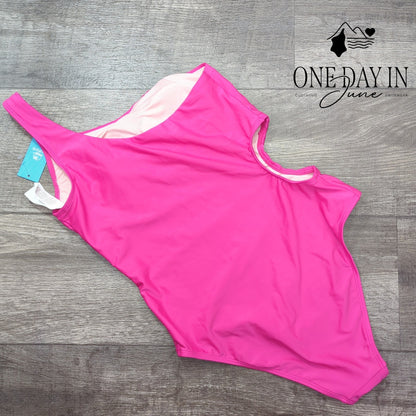 Cupshe One Shoulder Cut Out One Piece Swimsuit Size M
