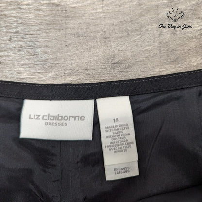 Liz Claiborne Embroidered Lined Skirt Size 14