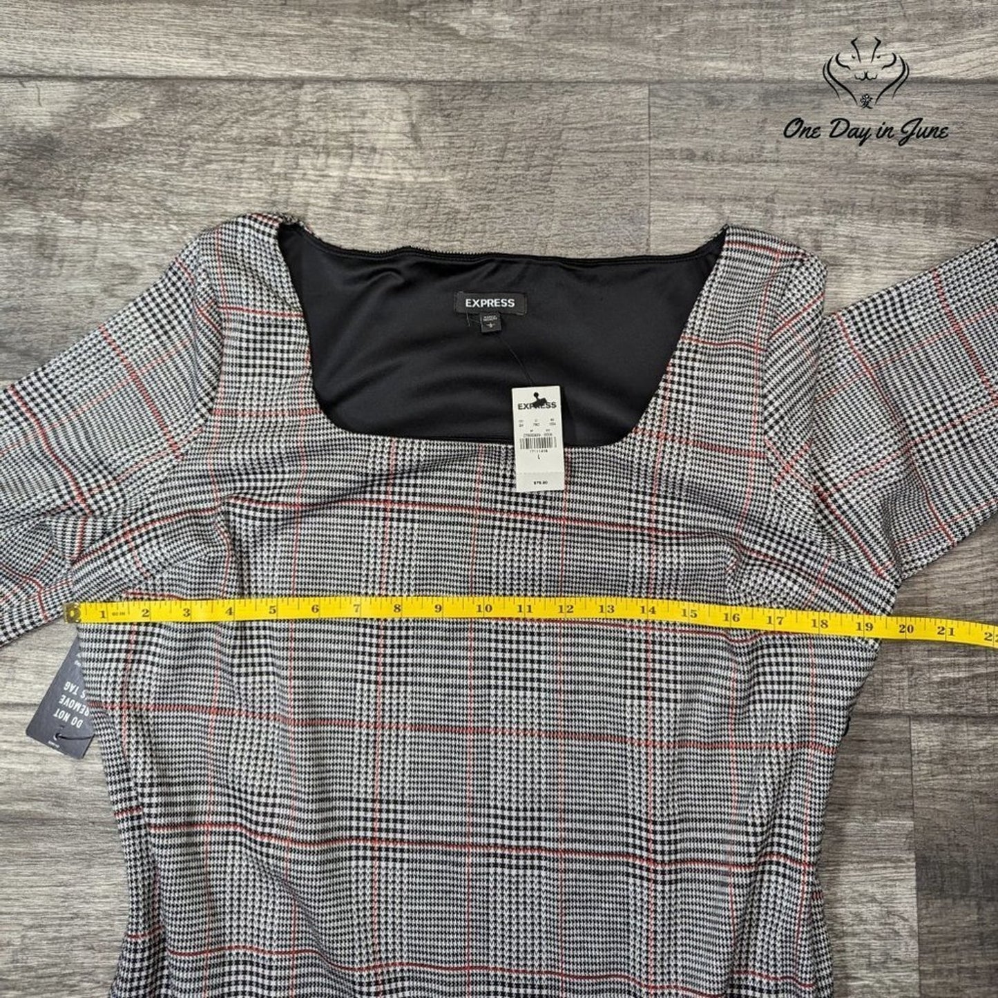 Express Long Sleeve Lined Mini Dress Size L