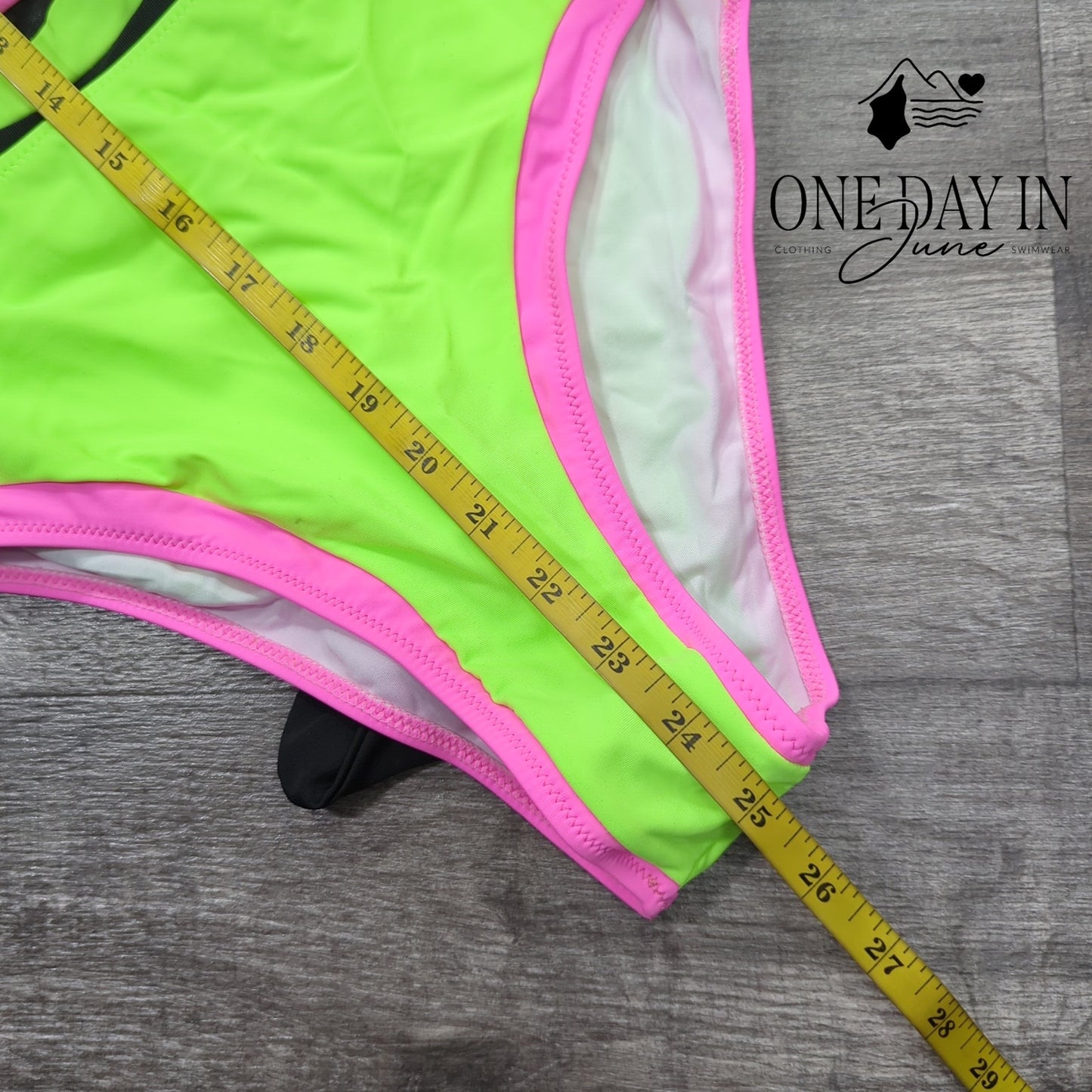 Aleumdr Tie Back One Piece Swimsuit Size S