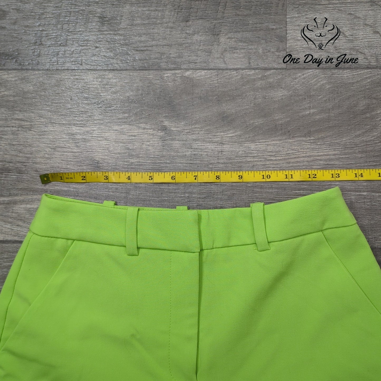New York & Company High Waist Flat Front Shorts Size 0