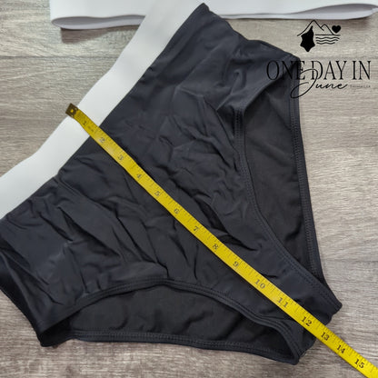 Adisputent Crop Bikini Swimsuit Size M