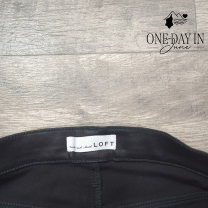 Loft Coated Denim The Skinny Jeans Size 6