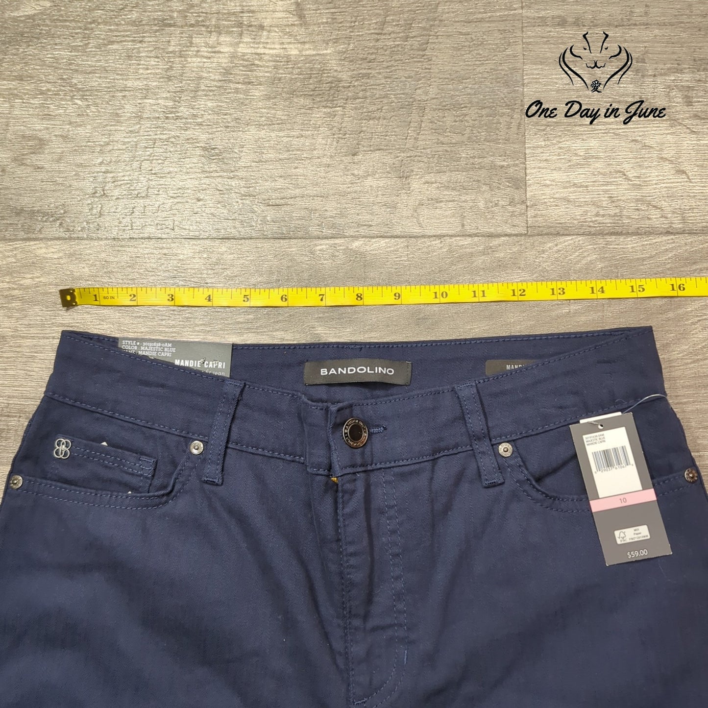 Bandolino Mandie Capri Pants Size 10