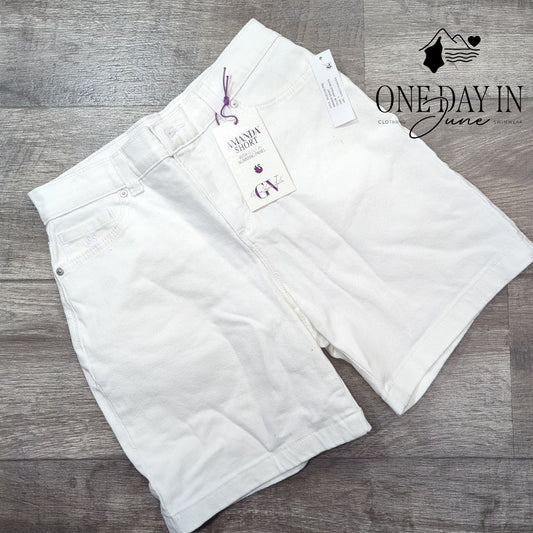 Gloria Vanderbilt Amanda Denim Shorts Size 4