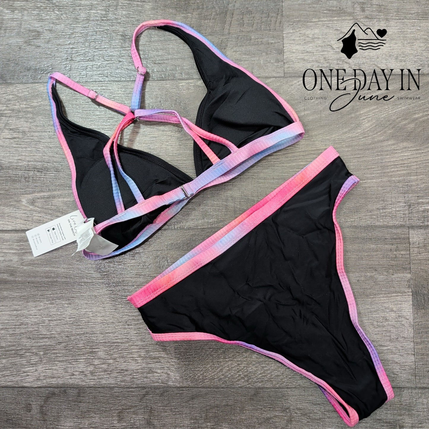 Cupshe High Cut Triangle Bikini Swimsuit Size S