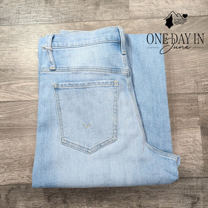 Hudson Jamie High Waist Wide Leg Jeans Light Wash NWT Size 6 (28)