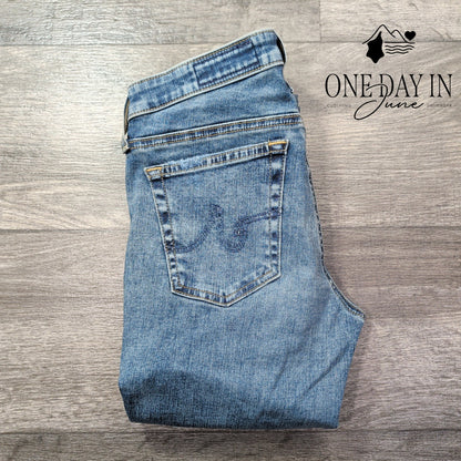 AG Adriano Goldschmied The Legging Ankle Super Skinny Distressed NWT Size 4T