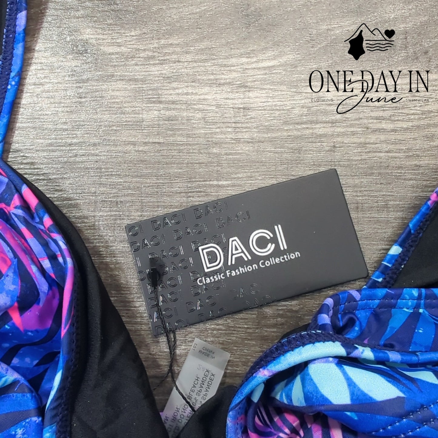 Daci Plus Size Tropical One Piece Swimsuit Size 24W