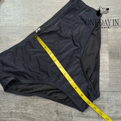 Yonique One Shoulder Tankini Swimsuit Size L