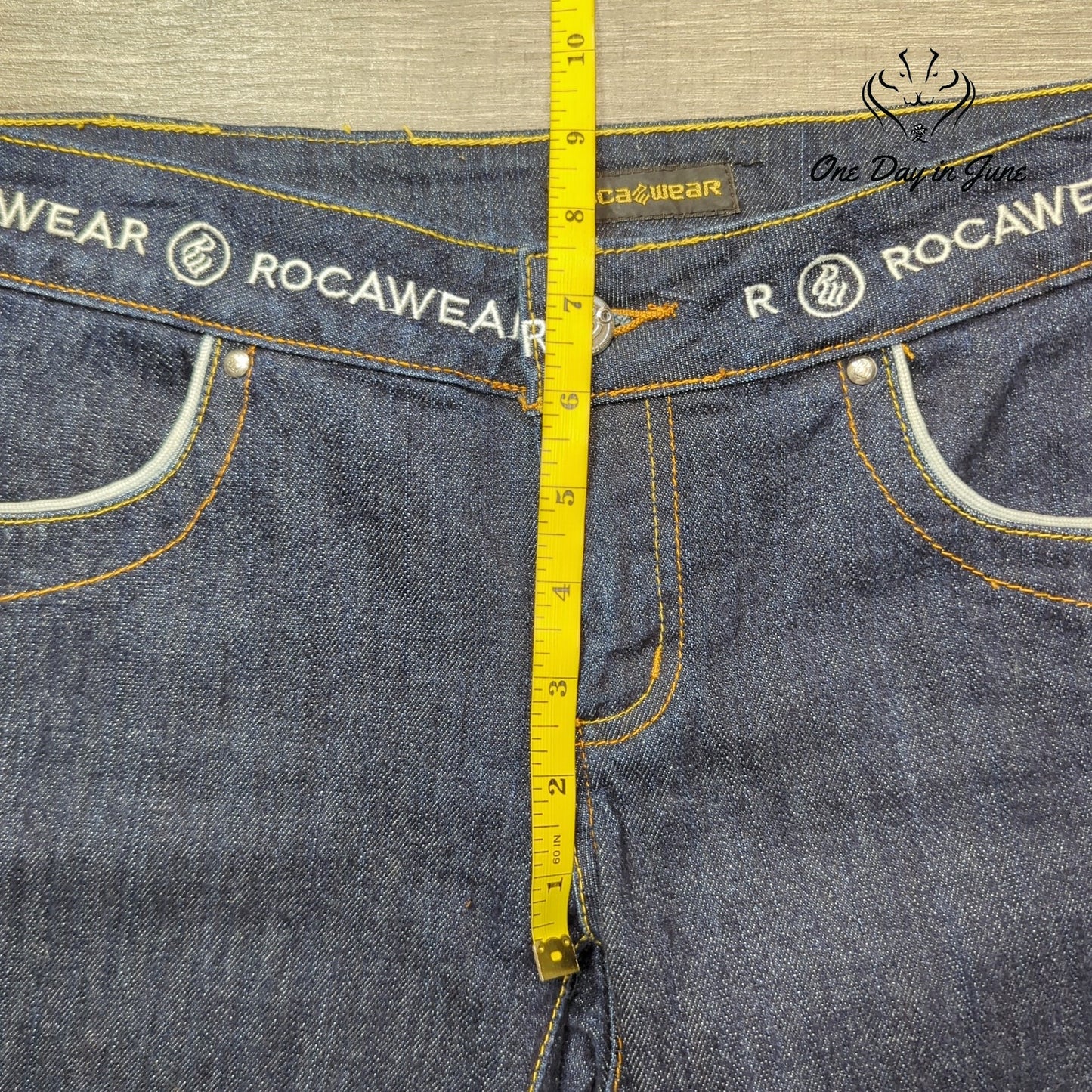Roca Wear Juniors Cropped Jeans Size 7