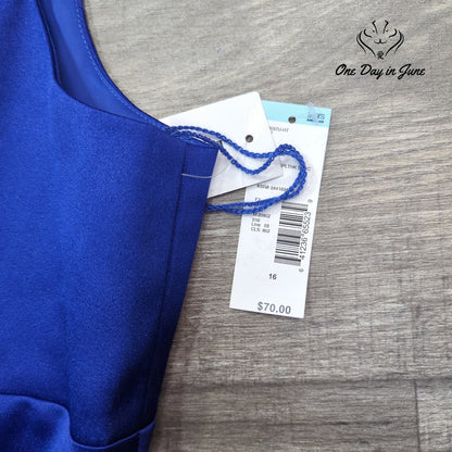 London Style Sleeveless Mini Dress Size 16