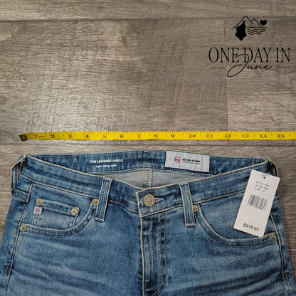 AG Adriano Goldschmied The Legging Ankle Distressed Skinny Jeans NWT Size 4