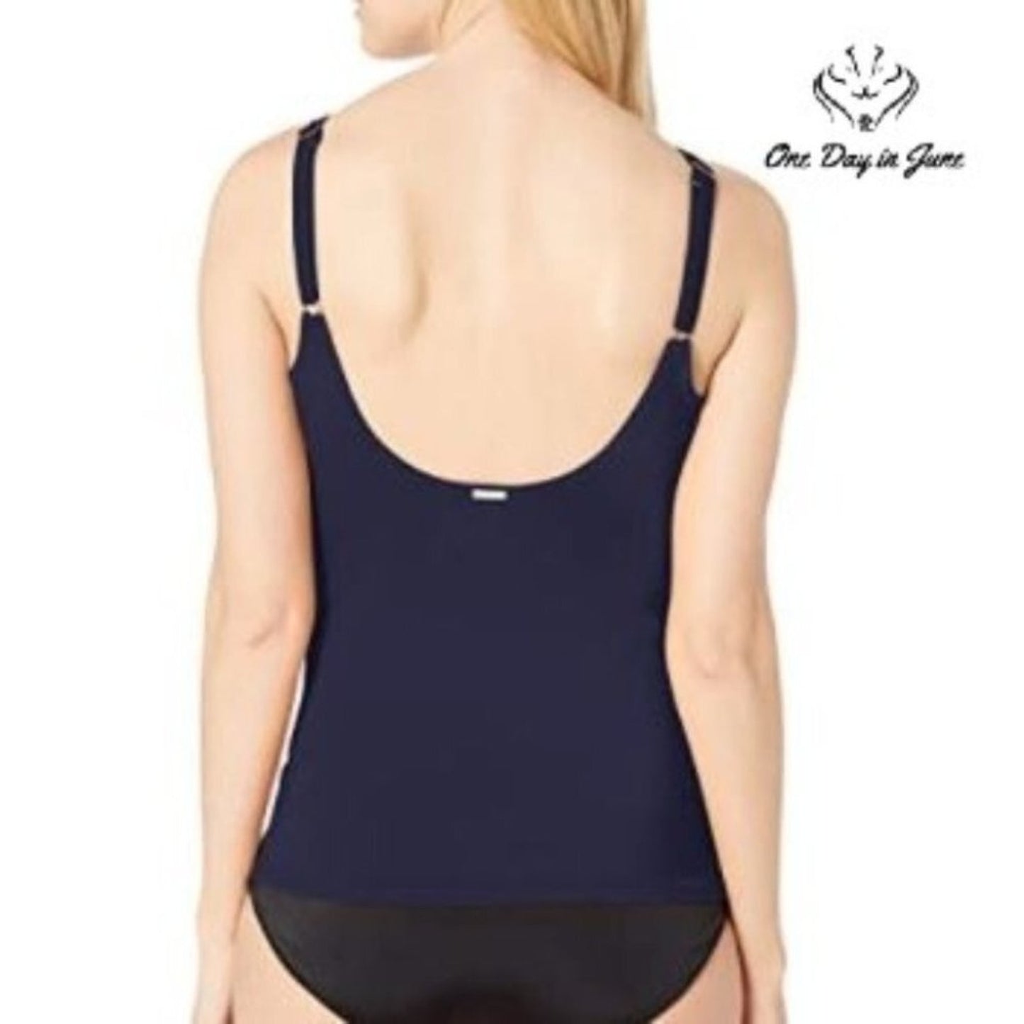 Calvin Klein Twist Front Tankini Size S