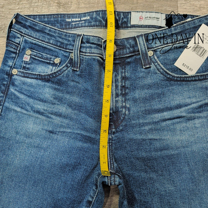 AG Adriano Goldschmied The Prima Ankle Cigarette Jeans Blue NWT Size 4 (27)