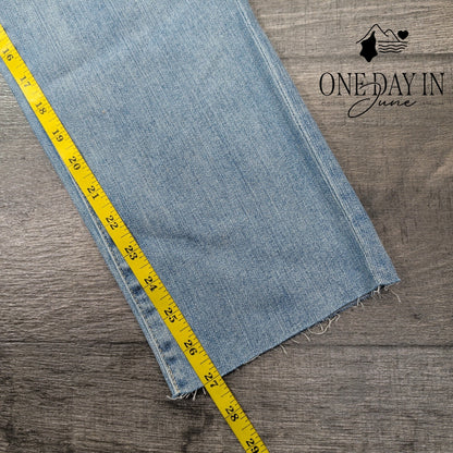 AG Adriano Goldschmied Isabelle High Rise Straight Crop Jeans NWT Size 4 (27)