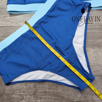 Adisputent High Waist Crop Bikini Swimsuit Size XXL