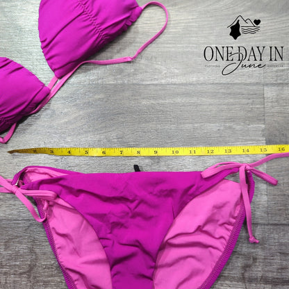 A.Che Padded Tie Side Bikini Swimsuit Size L