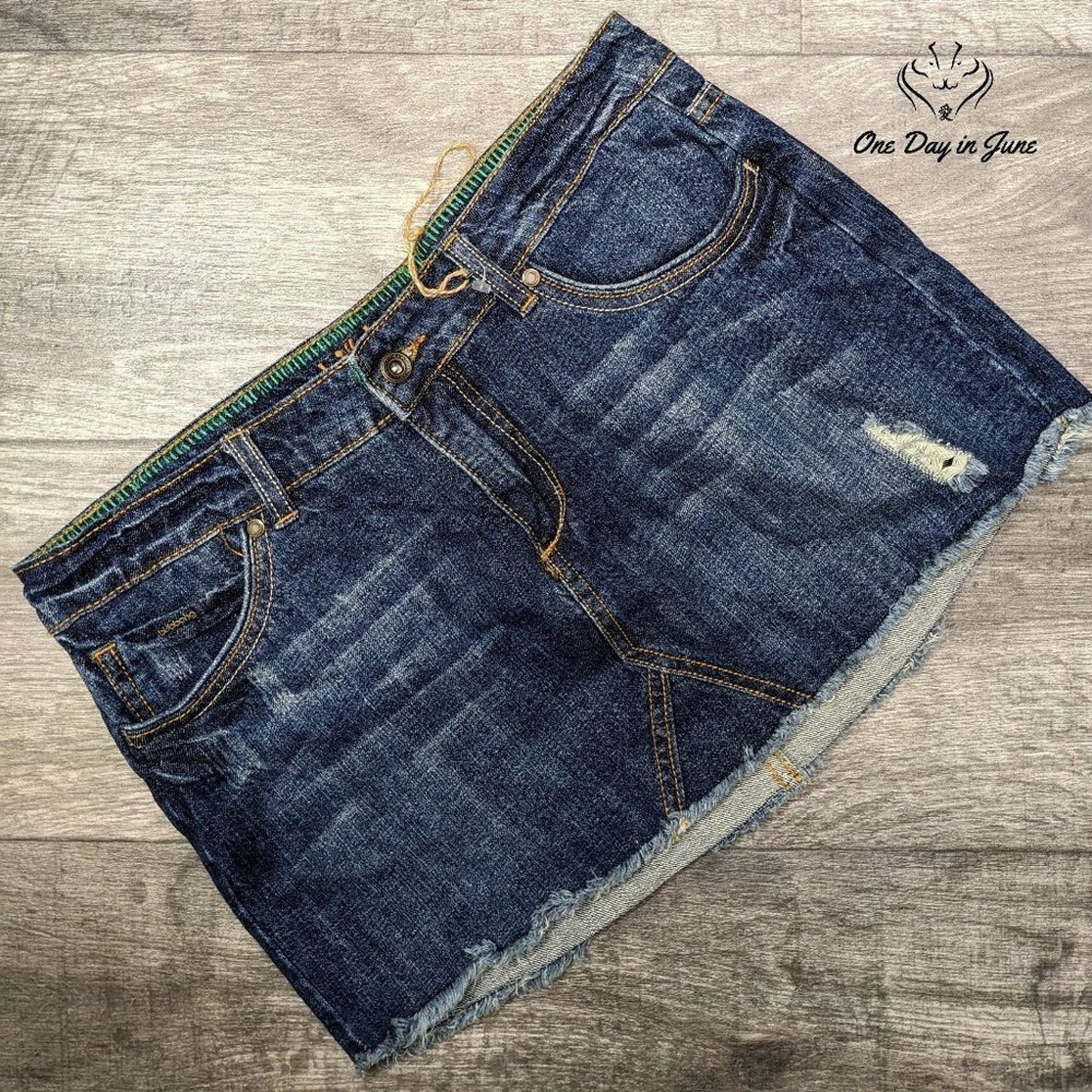 Billabong Juniors The Mini Denim Skirt Size 9