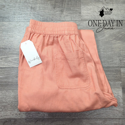 Wonderly Plus Size Cargo Crop Pants Size 1X