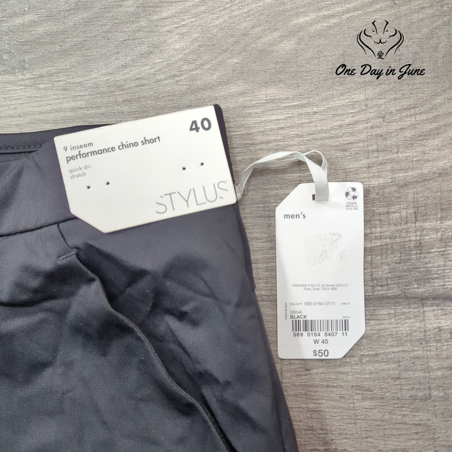 Stylus Performance Chino Shorts Size 40