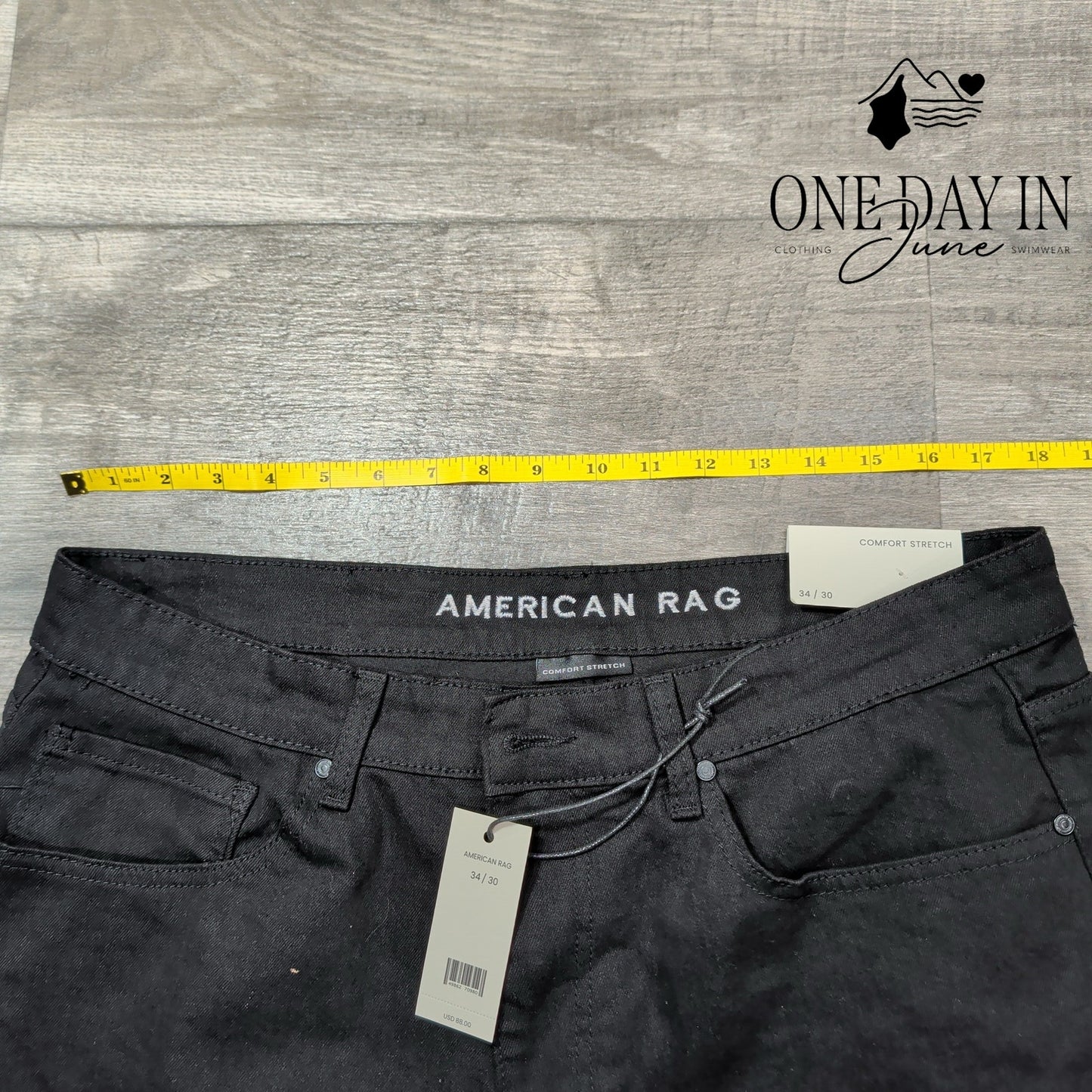 American Rag Comfort Stretch Straight Fit Jeans Size 34X30