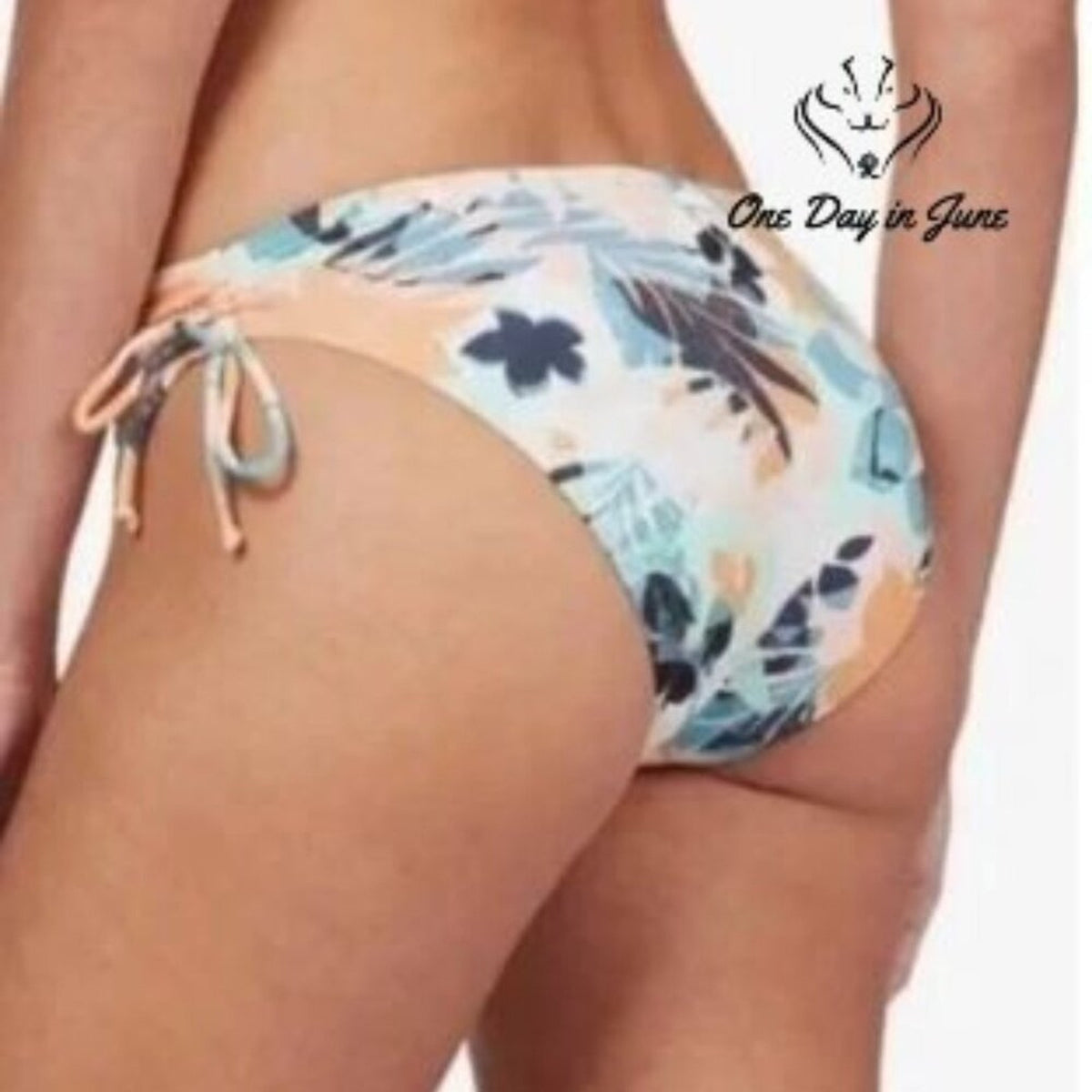Roxy PT Beach Classics Tie Side Full Bikini Bottom Size S