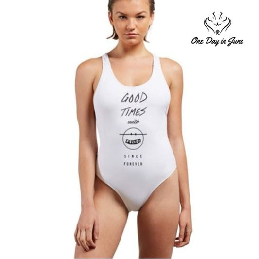 Volcom Juniors Fresh Ink One Piece Size XL
