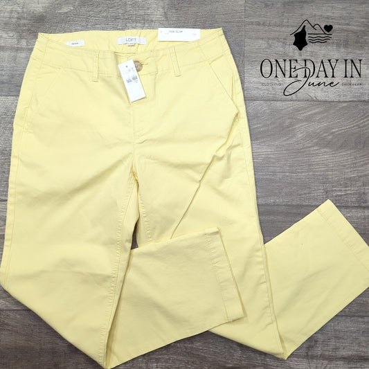 Loft The Slim Crop Jeans Size 2