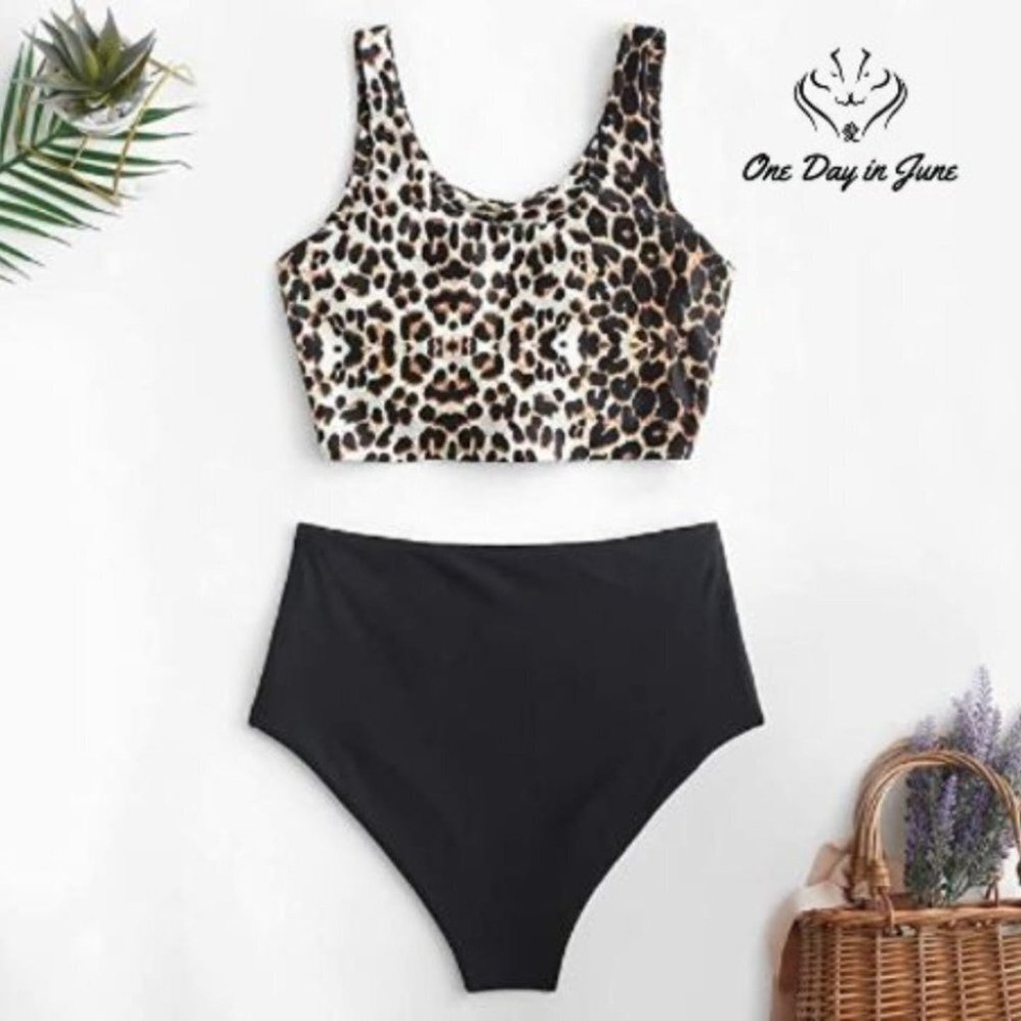 Zaful Scoop Neck Knot Bikini Size L
