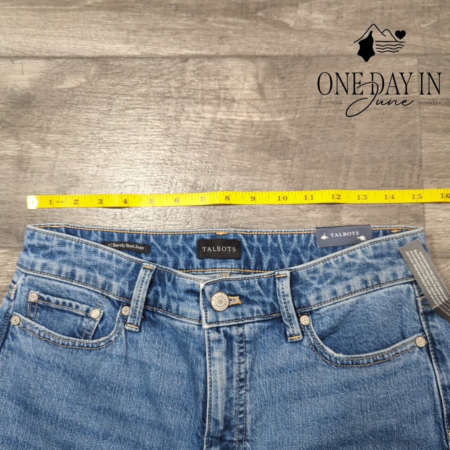 Talbots Barely Boot Jeans Size 2