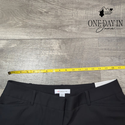 Liz Claiborne Petite Audra Curvy Trouser Pants Size 12PS