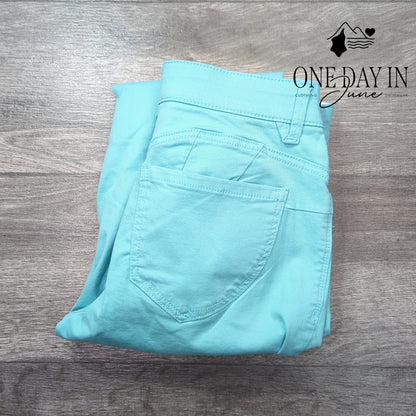 Democracy Petite Ab Solution Cuffed Ankle Skimmer Jeans Size 6P