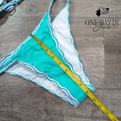 Tashehe Adjustable Triangle Bikini Swimsuit Size M