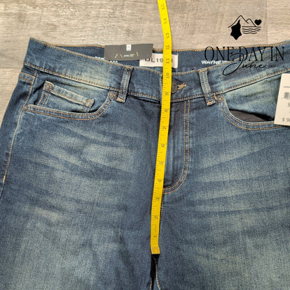 DL1961 Wayne Casual Straight Jeans Domain Dark Wash NWT Size 32X32