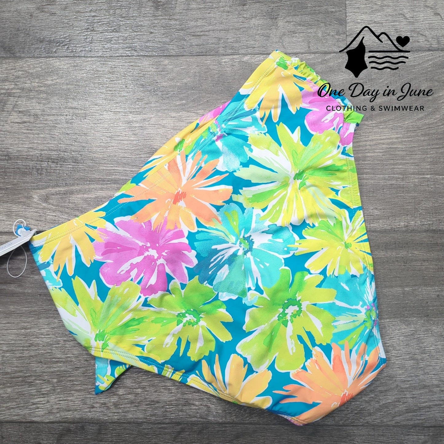 Bleu Rod Beattie Floral Bikini Bottom Size 8