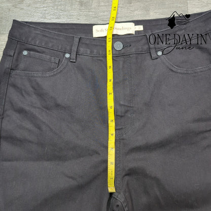 Soft Surroundings Fly Front Skinny Jeans Size 12