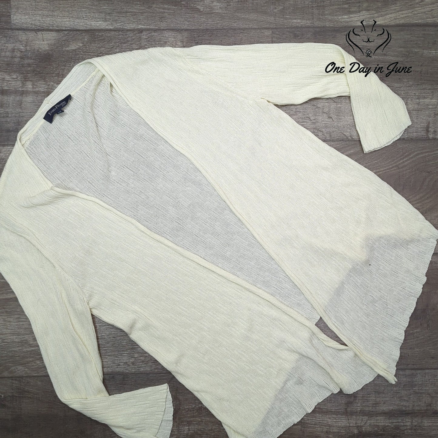 Evan Picone Petite Long Sleeve Cardigan Size PM