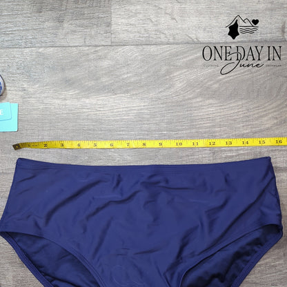 Yonique Cross Back Tankini Swimsuit Size XL