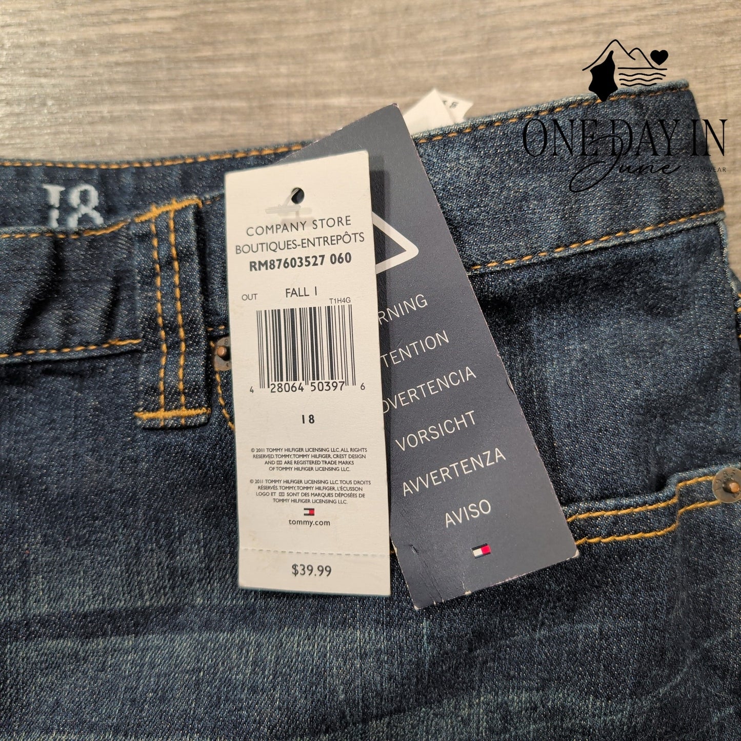 Tommy Hilfiger Denim Skirt Size 18