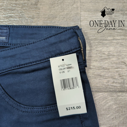 AG Adriano Goldschmied The Legging Ankle Super Skinny Jeans Navy NWT $215 Size 4
