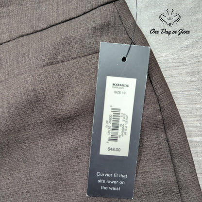 Apt. 9 Ava Fit Dress Pants Size 10