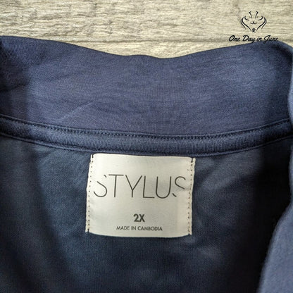 Stylus Long Sleeve Full Zip Sweatshirt Size 2X